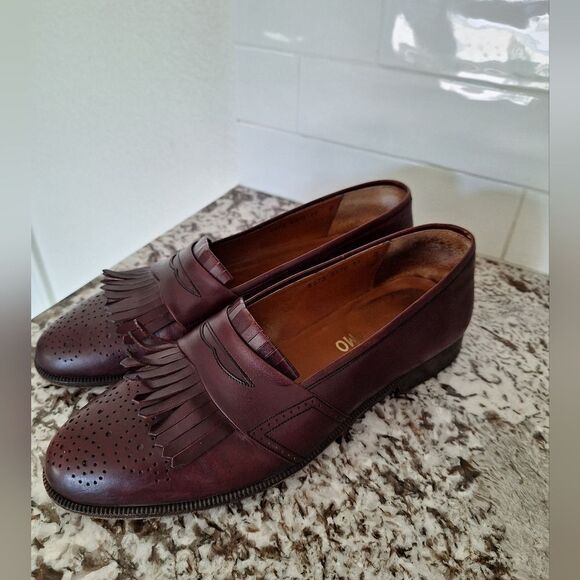 Salvatore Ferragamo mens‎ shoes leather loafers 11 D - Picture 6 of 9